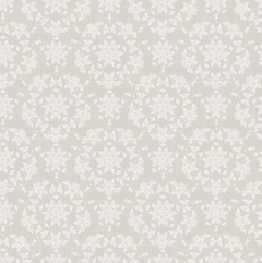 Modelo EW.TEX.38 motivo ornamental floral sobre lino beige - Little Dreamer Deco - vinilos decorativos infantiles