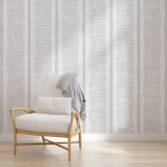 Modelo EW.TEX.39 rayas lino tejido fibra de cáñamo beige - comprar online