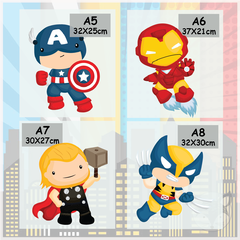 Modelo Pc69A Superheroes 30 cm cada Uno - Por unidad na internet