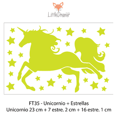 Modelo FT35 Unicornio y Estrellas