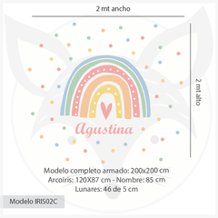 Imagen de Modelo IRIS02 Arcoíris Agustina con Lunares