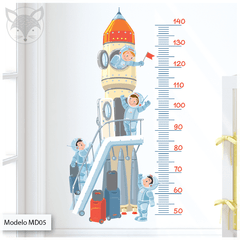 Modelo MD05 Cohete - Medida armado: 60 cm ancho x 100 cm alto