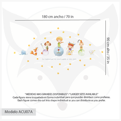 Modelo ACU07 El principito - the little prince - Little Dreamer Deco - vinilos decorativos infantiles