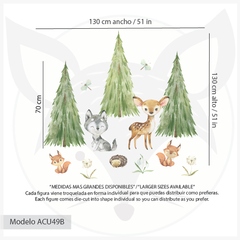 Modelo ACU49 Woodland II Bambi y el lobo - tienda online