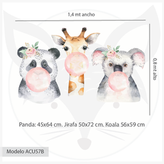 Modelo ACU57 Pink bubbles - tienda online