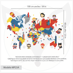 Modelo MP23 Superheroes II en Ingles - tienda online