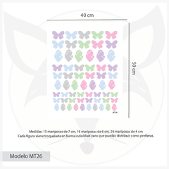 Modelo MT26 - Mariposas tonos pasteles en internet