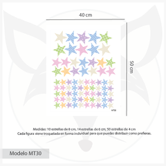 Modelo MT30 - Estrellas con pattern de lunares y rayas - comprar online