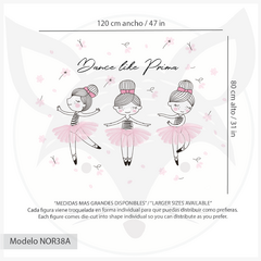 Modelo NOR38 Little Ballerinas - Danza, Ballet, bailarinas en internet