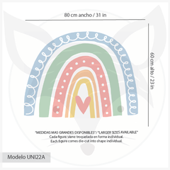 Modelo UNI22 - Arcoiris corazon en internet