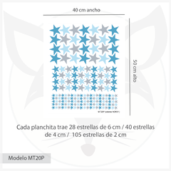 MT20P Azul - Celeste - Gris del modelo NOR31 - comprar online