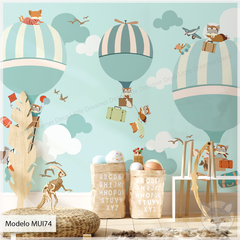 Modelo MUI74 La vuelta al mundo en globos celestes - comprar online