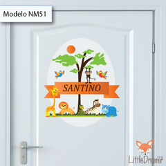 Modelo NM51 Safari animals pc01 - 40x50 cm - comprar online