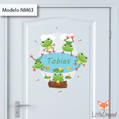 Modelo NM63 Ranas - 40x50 cm - comprar online