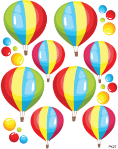 Modelo PK27 Globos - Medida Lamina 50x40 cm en internet