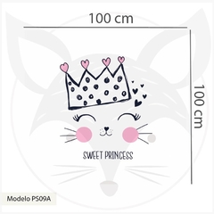 Modelo PS09 Sweet princess - Little Dreamer Deco - vinilos decorativos infantiles