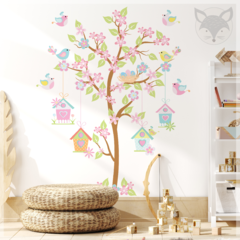 MODELO PS35 "BIRD HOUSE TREE" Arbol con flores y pajaros - comprar online