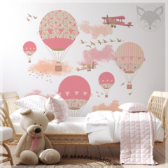 MODELO PS37 "Shabby Rosa" Globos vintage y avionetas en internet