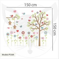 MODELO PS38 Spring Ville Arbol rama y flores en internet