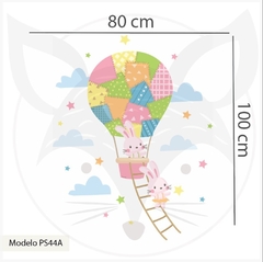 MODELO PS44 - Dream Big - Globo Conejos Nubes y Estrellas en internet