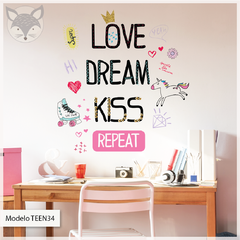 Modelo Teen34 Love Dream Kiss Repeat