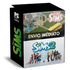 COMBO THE SIMS 1 E 2 PC - ENVIO DIGITAL