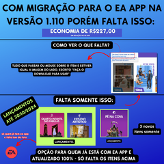 MIGRAÇÃO EA APP + ATUALIZAÇÃO PARA CLIENTES ANTIGOS - OFICIAL THE SIMS 4 na internet