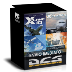 COMBO SIMULADORES DE AVIÃO PC - ENVIO DIGITAL