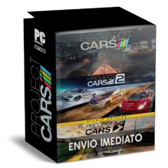 COMBO PROJECT CARS 1, 2, E 3 PC - ENVIO DIGITAL