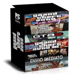 COMBO GTA (GRAND THEFT AUTO) PC - ENVIO DIGITAL