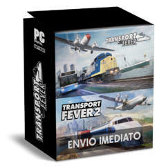 COMBO TRANSPORT FEVER 1 E 2 PC - ENVIO DIGITAL