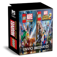 COMBO LEGO MARVEL SUPER HEROES 1 E 2 PC - ENVIO DIGITAL