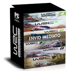 COMBO WRC FIA WORLD RALLY CHAMPIONSHIP 4, 5, 6, 7, 8, E 9 PC - ENVIO DIGITAL