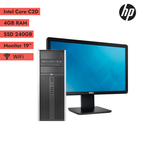 Pc HP 6000 + Monitor (C2D) - comprar online