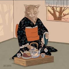 Serie Ukiyo Cats - BOSQUE, Arte y Botánica
