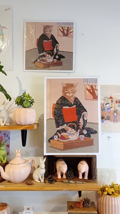 UKIYO CATS RECTANGULAR - BOSQUE, Arte y Botánica