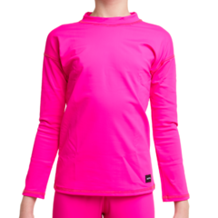 CAMISETA DE PROTECCIÓN SOLAR UV MANGA LARGA. MODELO FUCSIA