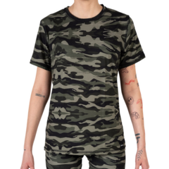 CONJUNTO DE CAMISETA CORTA Y CALZA DE PROTECCIÓN SOLAR UV ADULTO UNISEX MODELO CAMUFLADO - comprar online