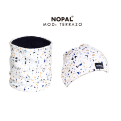 CONJUNTO DE CUELLO Y GORRO DE MICROPOLAR. MODELO TERRAZO