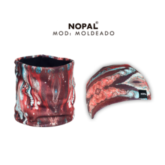 CONJUNTO DE CUELLO Y GORRO DE MICROPOLAR. MODELO MOLDEADO