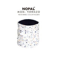 CUELLO MICROPOLAR REVERSIBLE. MODELO TERRAZO