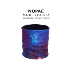 CUELLO MICROPOLAR REVERSIBLE. MODELO VIOLETA