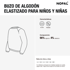 BUZO ALGODON ELASTIZADO GRIS MELANGE - comprar online