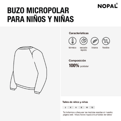 BUZO MICROPOLAR NIÑO MONTAÑOSO - comprar online