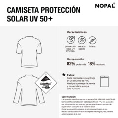 CONJUNTO DE CAMISETA CORTA Y SHORT DE PROTECCION SOLAR UV MODELO MANCHITAS - nopal