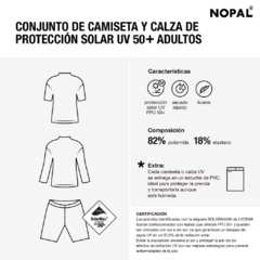 CONJUNTO DE CAMISETA LARGA Y CALZA DE PROTECCIÓN SOLAR UV ADULTO UNISEX MODELO CAMUFLADO - nopal