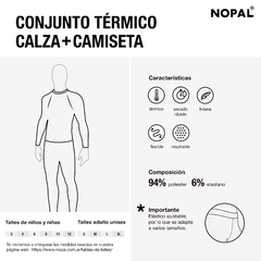 CONJUNTO TÉRMICO MUJER MODELO MOLDEADO - nopal