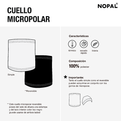 CUELLO MICROPOLAR SIMPLE. MODELO NEGRO - comprar online