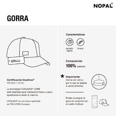 GORRA MODELO VIOLETA - nopal