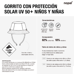 GORRITO CON PROTECCIÓN SOLAR UV REVERSIBLE ATARDECER en internet